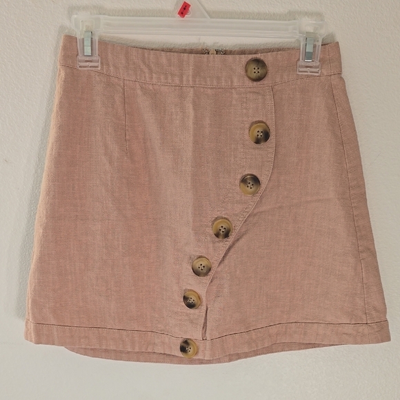 Miou Muse Dresses & Skirts - Pink Mini Skirt for Casual Occasions